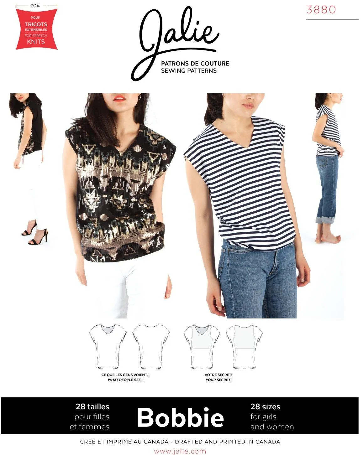 3880 // BOBBIE V-Neck Top