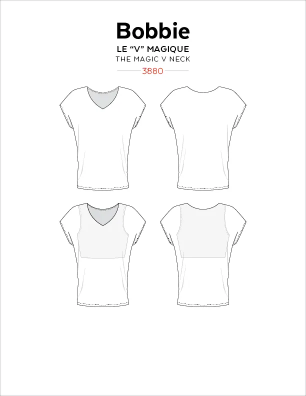 3880 // BOBBIE V-Neck Top