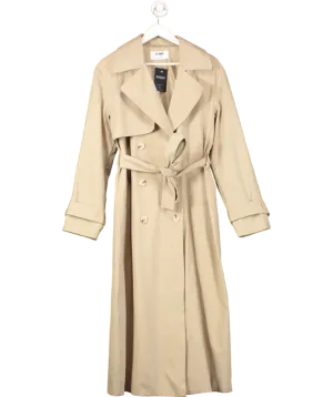 4th & Reckless Beige Trench Coat UK 12