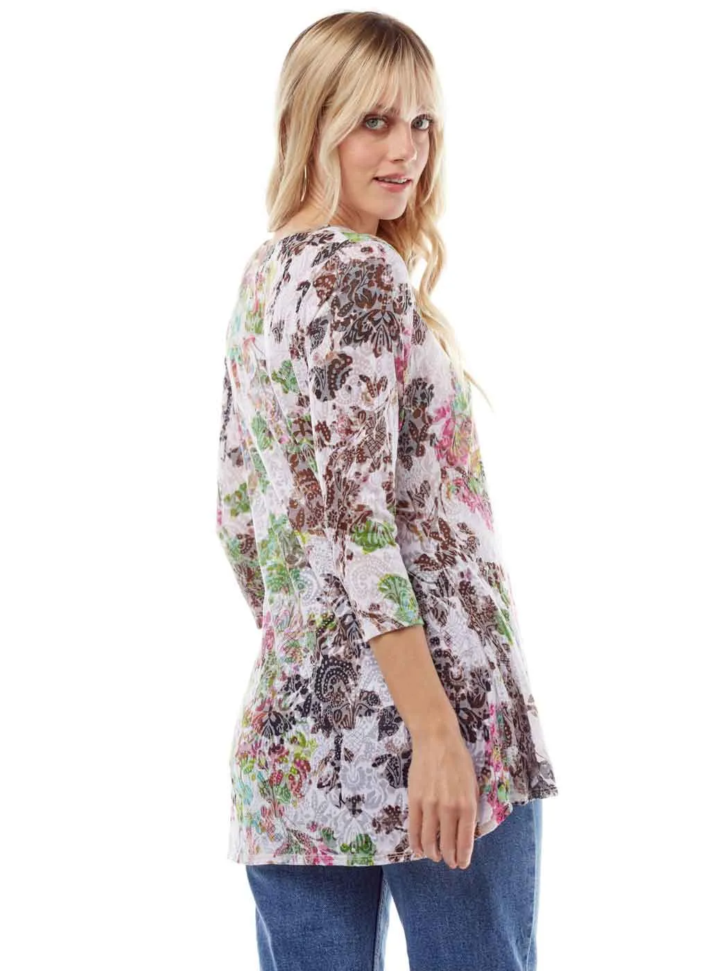 Tianello "Quinta" Cotton Burnout Leyton Tunic