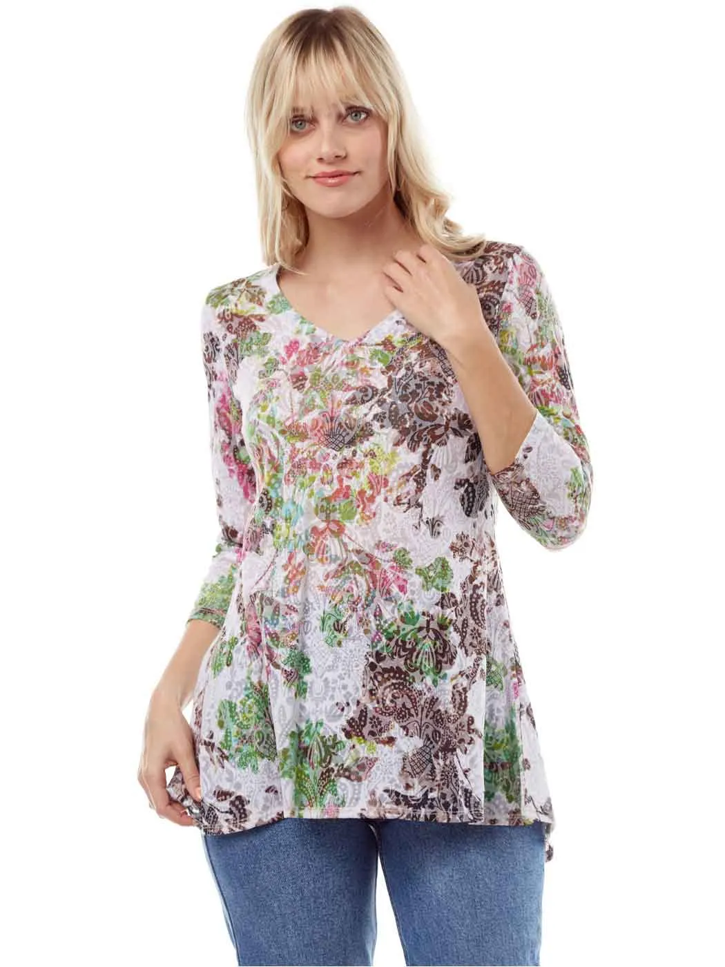 Tianello "Quinta" Cotton Burnout Leyton Tunic