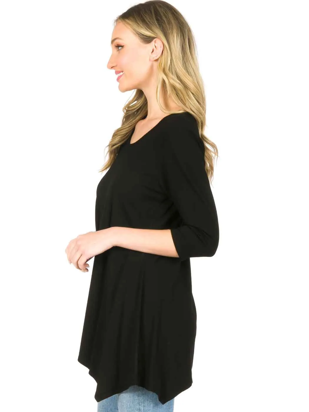 Tianello TENCEL™ "Whisper" Knit "Asbury" Tunic