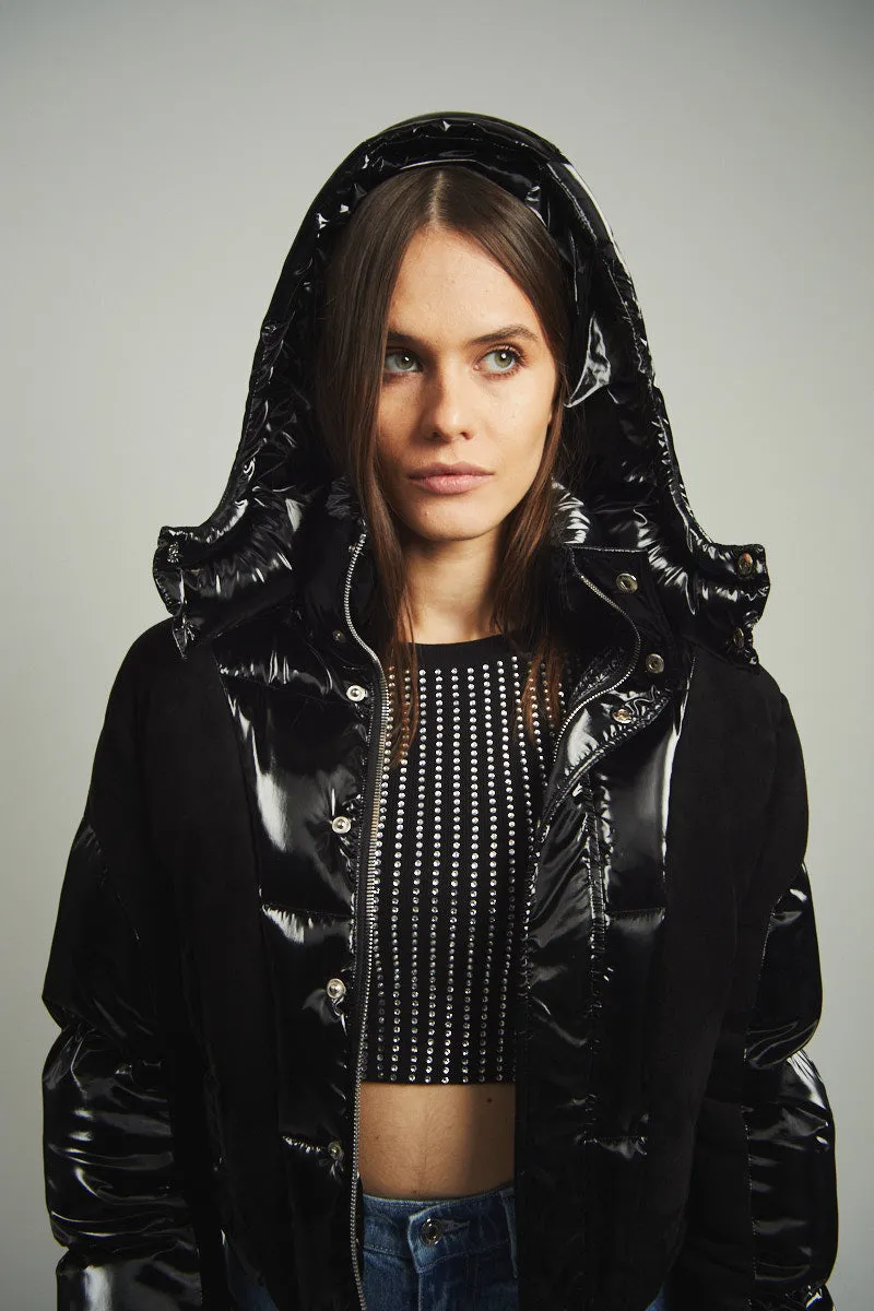 VEYA MINI PUFFER JACKET | BLACK