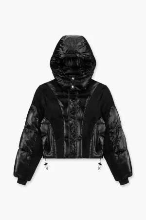 VEYA MINI PUFFER JACKET | BLACK