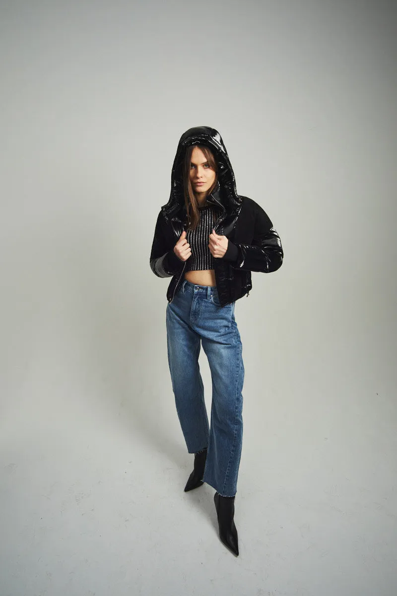 VEYA MINI PUFFER JACKET | BLACK